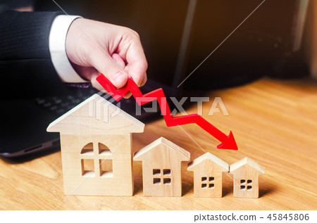 a decline in property prices. population decline. 45845806