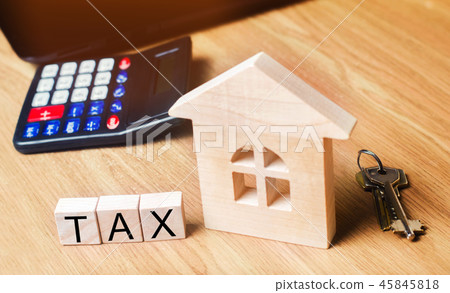 Concept of property taxes, purchase and sale Concept of property taxes, purchase and sale 45845818
