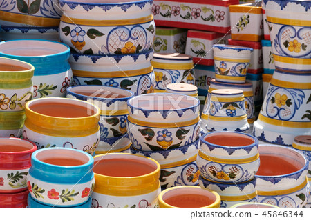 plant pot  - colorful ceramic plant pots  sale 45846344
