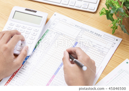最終納稅申報表圖片 最終納稅申報表圖片 45846500