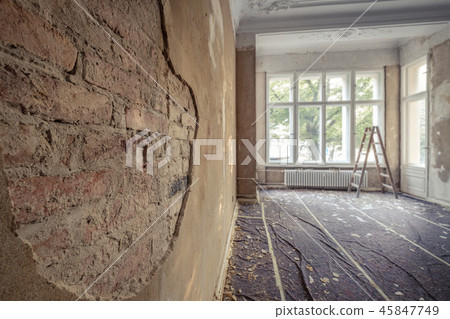 renovation concept plastering wall apartment room renovation concept plastering wall apartment room 45847749