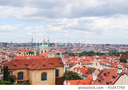 浪漫城市捷克首都布拉格 45847769