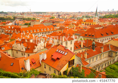 浪漫城市捷克首都布拉格 45847770