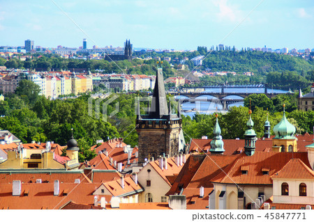 浪漫城市捷克首都布拉格 45847771