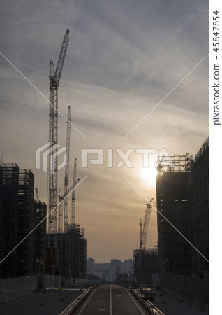 Harumi construction site 45847854