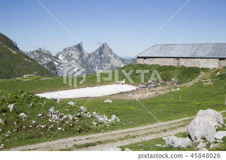Mountain stable (Switzerland) Mountain stable (Switzerland) 45848026