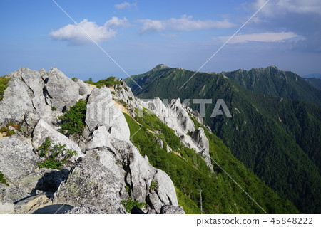 Karasawadake到Sakai Ontake的山脊線 45848222