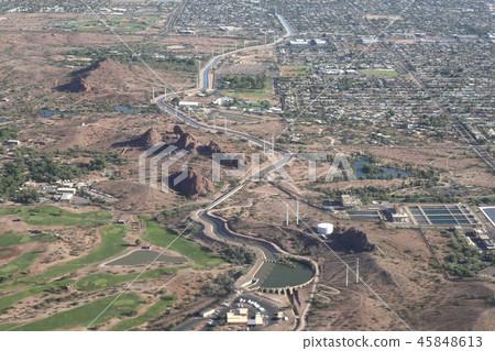 Landscape, Hall in the Rock, Phoenix (Arizona, USA) 45848613