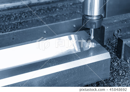 The CNC milling machine . The CNC milling machine . 45848692