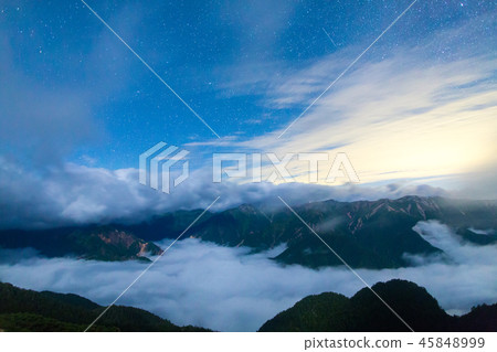 從Chinzan看見的滿天星斗的天空 45848999