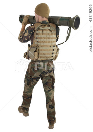 Private Military Company operator with AT4 rocket Private Military Company operator with AT4 rocket 45849266
