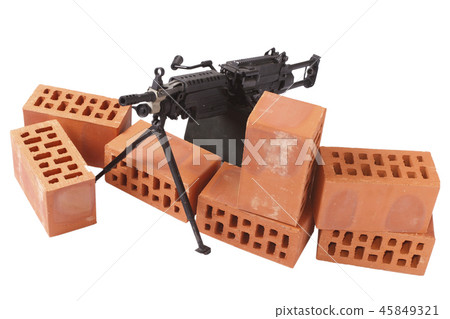 machine gun on position 45849321