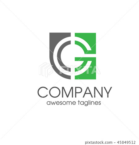 creative letter G square target icon vector, lette creative letter G square target icon vector, lette 45849512