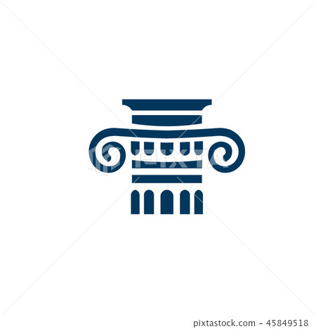 Law logo sign. Classic logo sign. legal logo 45849518