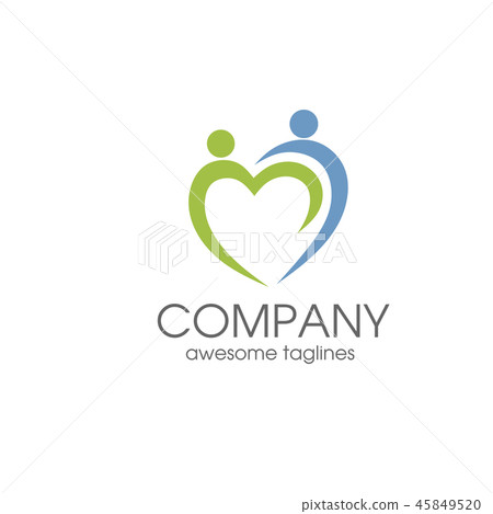 people care logo, charity , family logo people care logo, charity , family logo 45849520