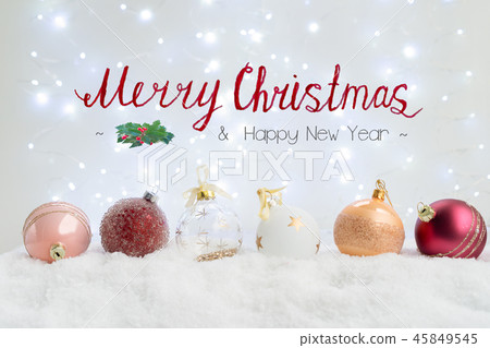 White christmas with snow White christmas with snow 45849545