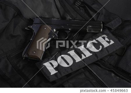 Special weapons and tactics police team equipment 45849663
