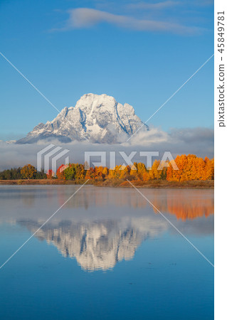 Teton Scenic Autumn Reflection Teton Scenic Autumn Reflection 45849781