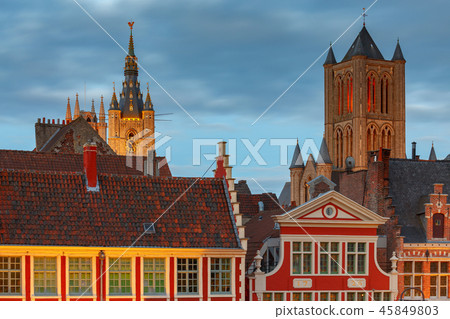 Gent. Tower Belfort. 45849803