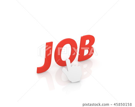 The computer cursor points to the word - job. The computer cursor points to the word - job. 45850158