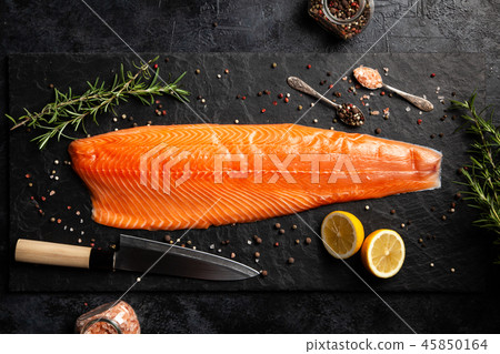 Salmon fish fillet Salmon fish fillet 45850164