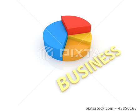 Graph and inscription business . 45850165