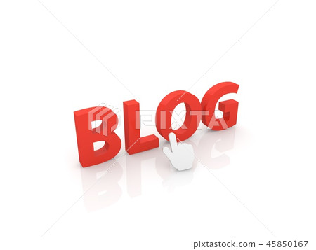 Web cursor clicks on the word blog. Web cursor clicks on the word blog. 45850167