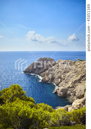 Scenic landscape of Capdepera, Mallorca. Scenic landscape of Capdepera, Mallorca. 45851169