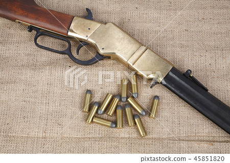 Wild west period repeating rifle Wild west period repeating rifle 45851820