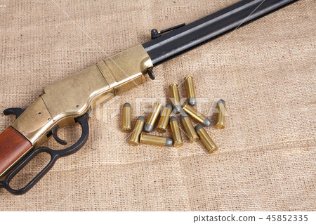 Wild west period repeating rifle Wild west period repeating rifle 45852335