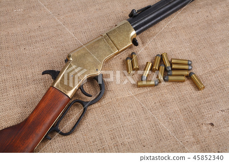Wild west period repeating rifle Wild west period repeating rifle 45852340