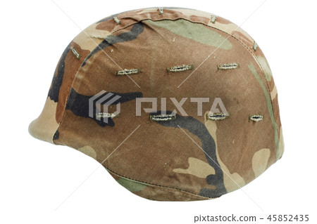 us army kevlar helmet isolated on white 45852435