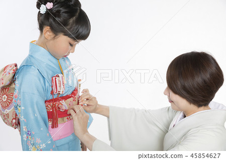 母親和女兒的形象 45854627