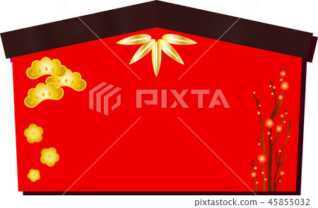 Material for new year's cards Material for new year's cards 45855032