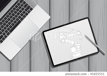 Creating an industrial robot design 45855551