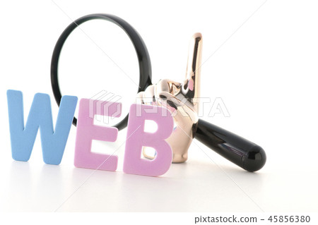 互聯網 網路 放大鏡 45856380