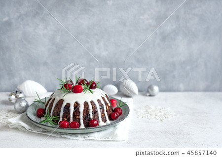 Christmas Pudding, Fruit Cake 45857140