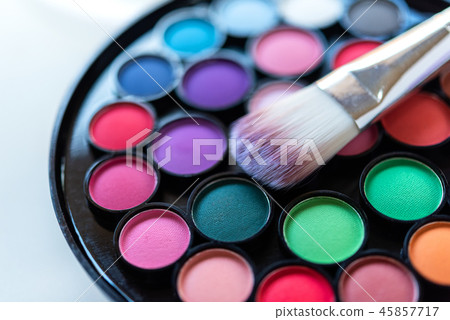 Eyeshadow Colorful pastel cosmetics and make up Eyeshadow Colorful pastel cosmetics and make up 45857717