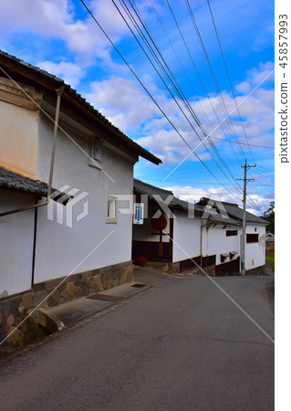 The scenery of the former Nakayama road storehouse of Motai well The scenery of the former Nakayama road storehouse of Motai well 45857993