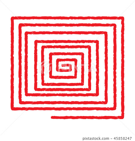Square Spiral abstract background Square Spiral abstract background 45858247