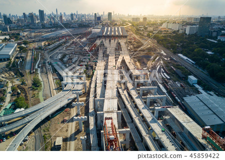 Bang Sue central station, railway hub of Bangkok Bang Sue central station, railway hub of Bangkok 45859422