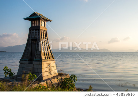 Kizu night light morning _ Takashima Shiga Prefecture 45859610