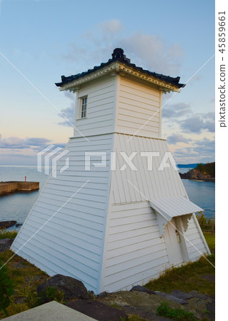 Old Fukuura Lighthouse Japan's oldest wooden lighthouse Old Fukuura Lighthouse Japan's oldest wooden lighthouse 45859661