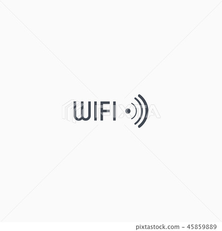 WIFI Icon Vector. Router flat icon. Vector router 45859889