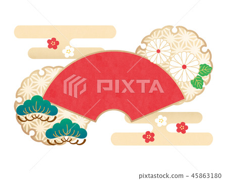 New Year's card material New Year's card material 45863180