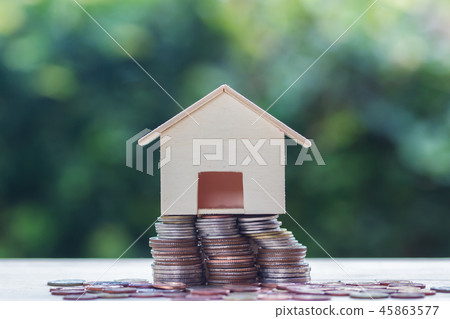 Home loan, mortgages, debt, savings money. Home loan, mortgages, debt, savings money. 45863577