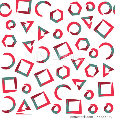 Abstract geometric  vector pattern for design. 45863879