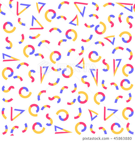 Geometric abstract vector seamles pattern Geometric abstract vector seamles pattern 45863880