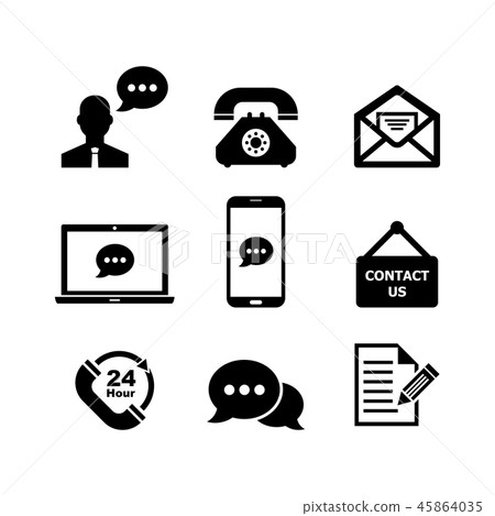 contact us icon 45864035