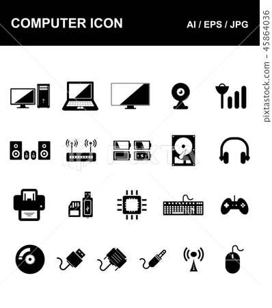 Computer icon Computer icon 45864036